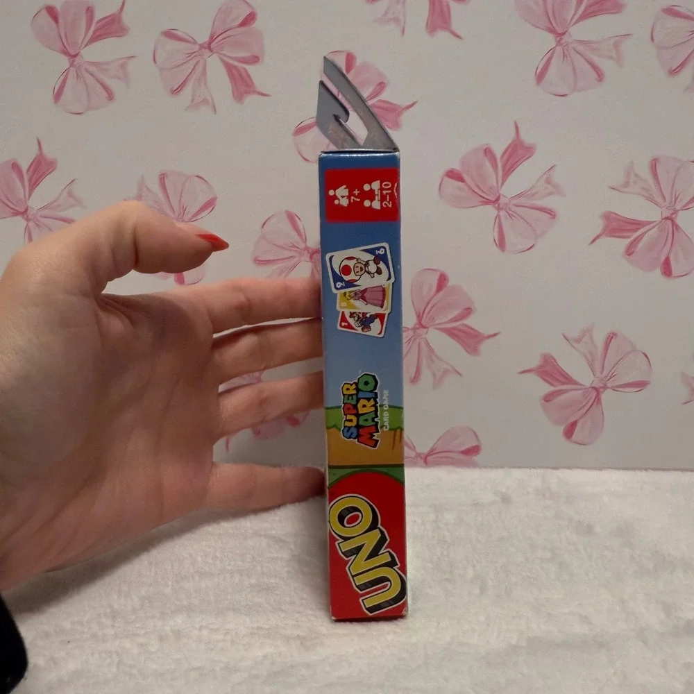 UNO Super Mario Card Game Mattel Includes Special Mario Rule For Kids‎ Ages 7+